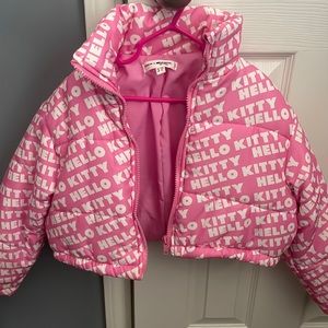 Hello kitty short puffer